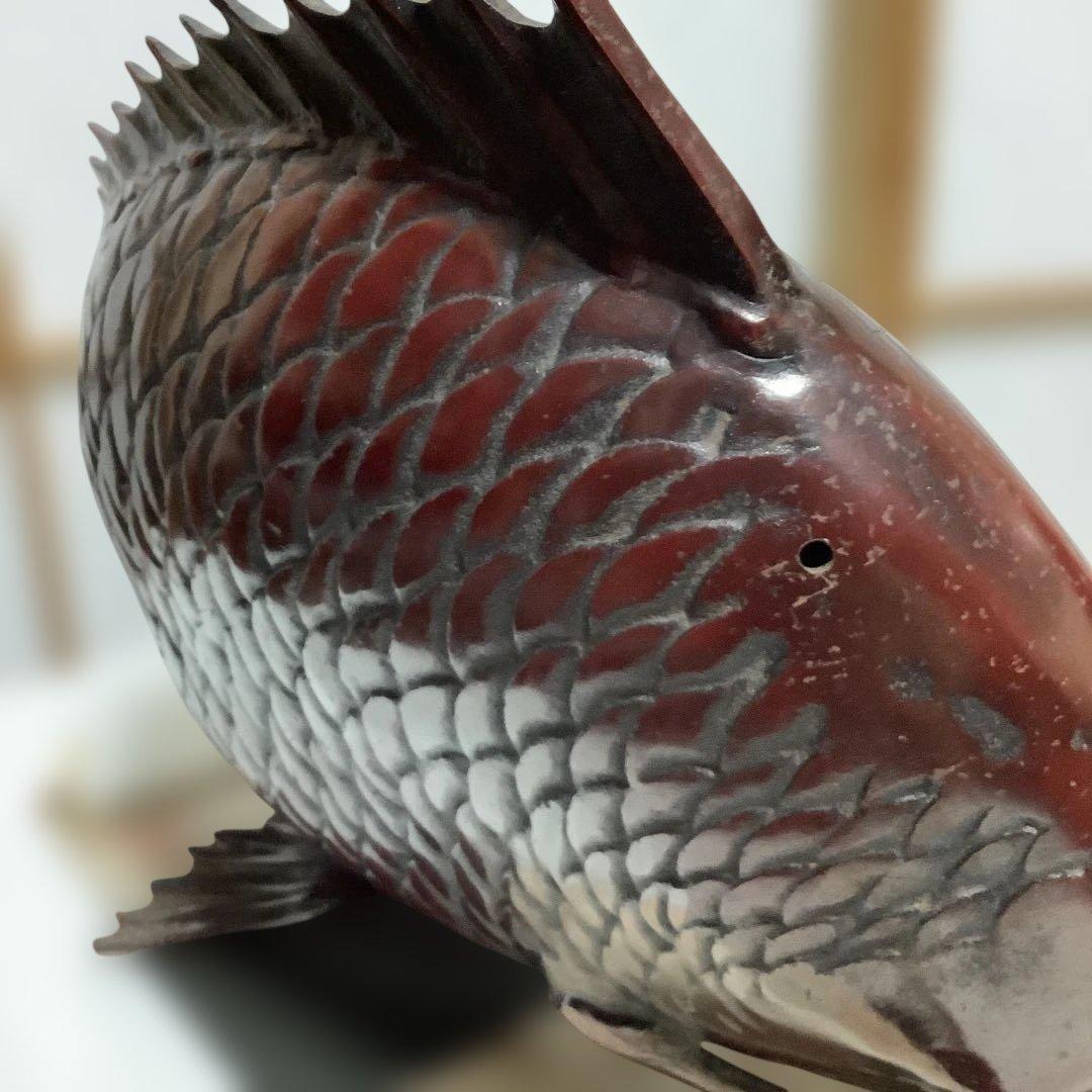 大ぶり‼️#鋳物　#鯛　置物　#縁起物 #金運　#運気