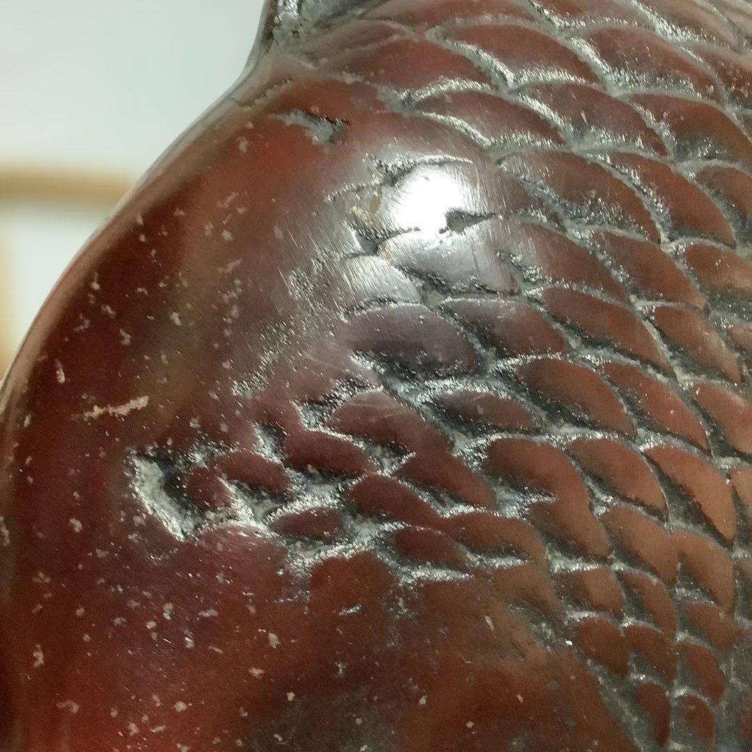 大ぶり‼️#鋳物　#鯛　置物　#縁起物 #金運　#運気