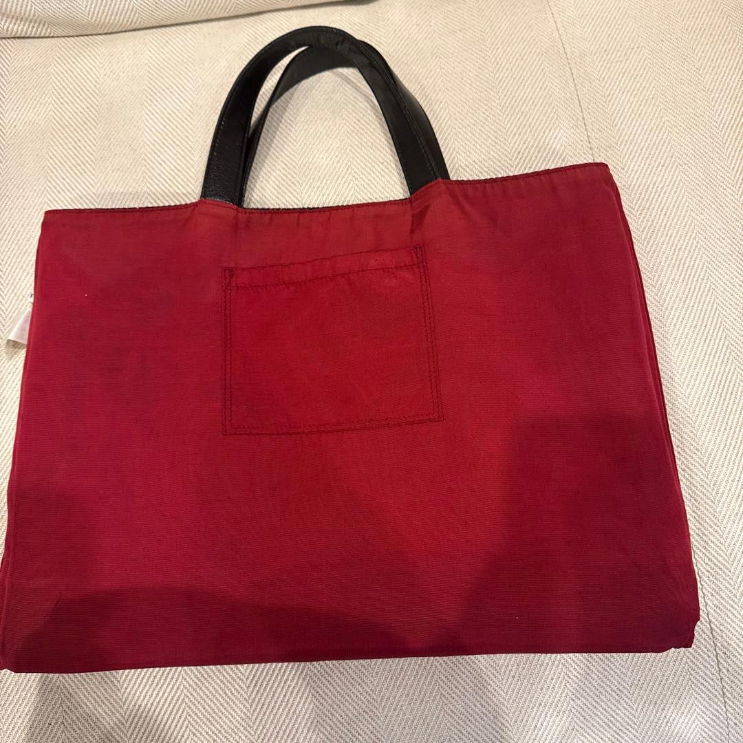 レア　familiar ファミリア　チェック柄トートバッグ