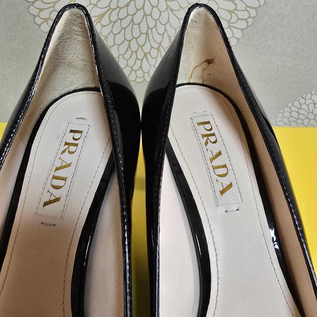 PRADA ブラック ハイヒール パンプス　未使用24.5cm