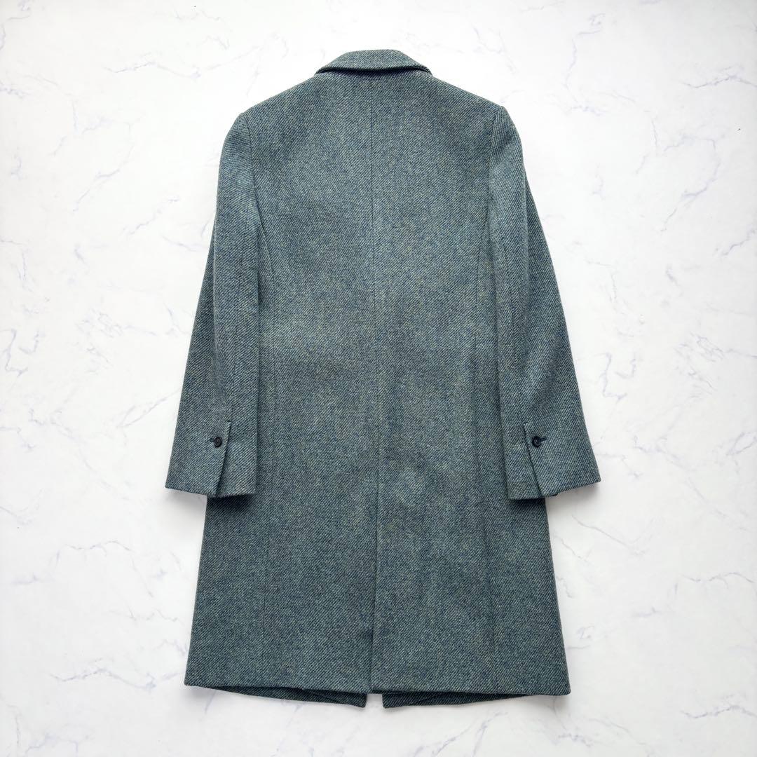 ポールスミス チェスターコート ツイード レディース グリーン 38 M