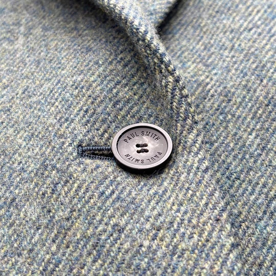 ポールスミス チェスターコート ツイード レディース グリーン 38 M