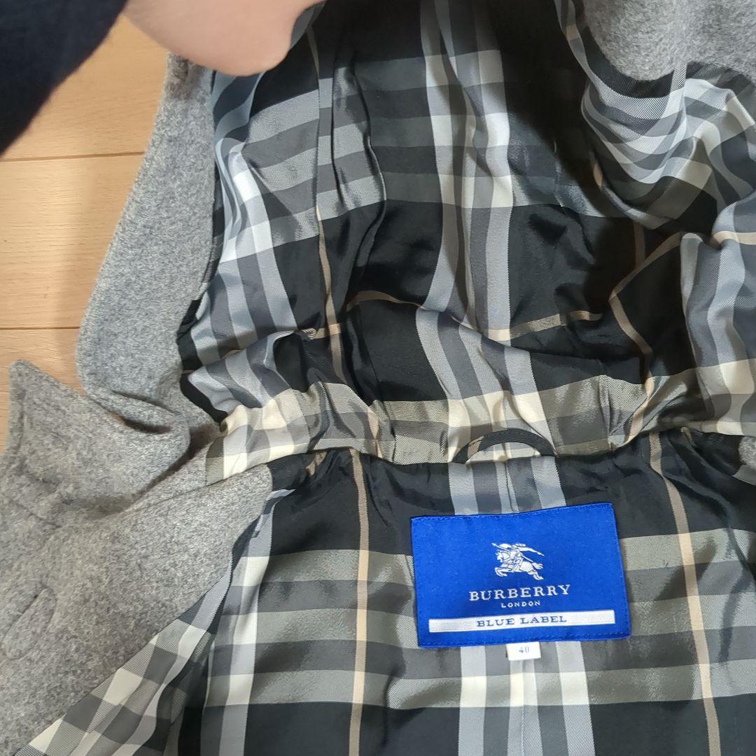 BURBERRY BLUE LABEL ダッフルコート グレー