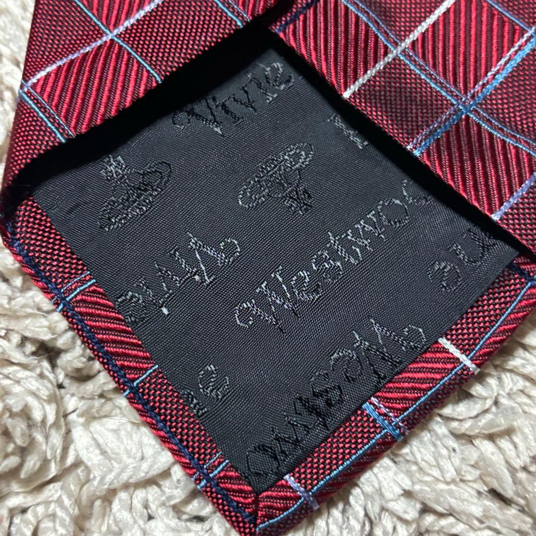 《Vivienne Westwood MAN 》絹100% ネクタイ ボルドー