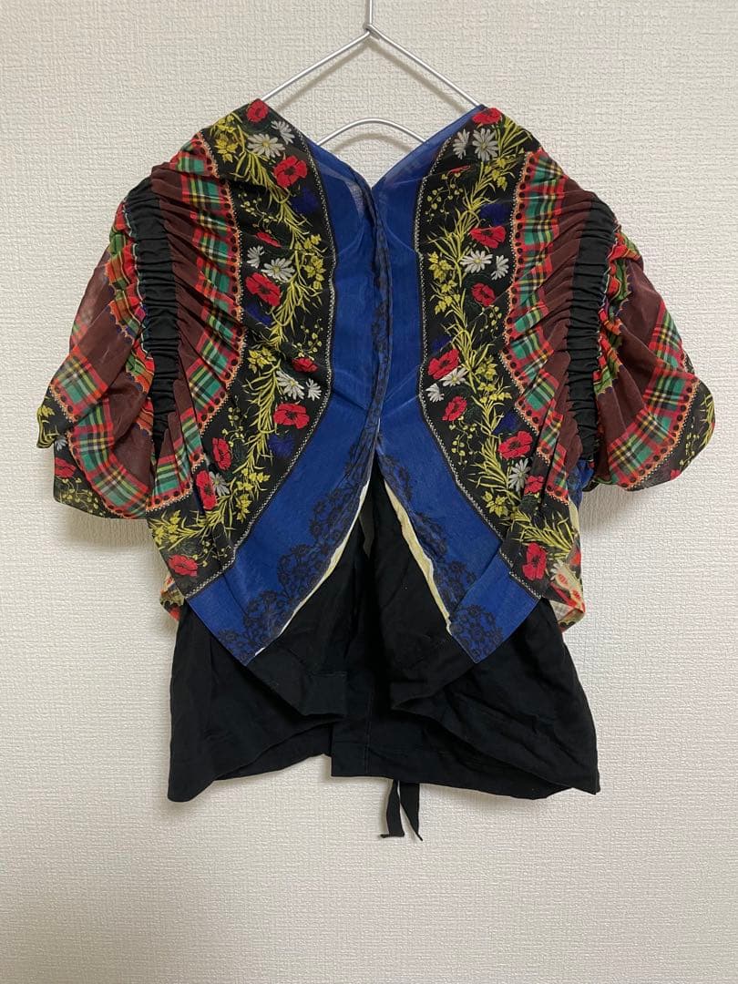 tricotCOMME des GARCONS変形バルーンスリーブカーディガン