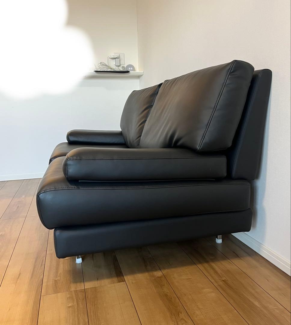 【Daxxx.us】大塚家具　ソファー　ベローナ2 レザー　黒