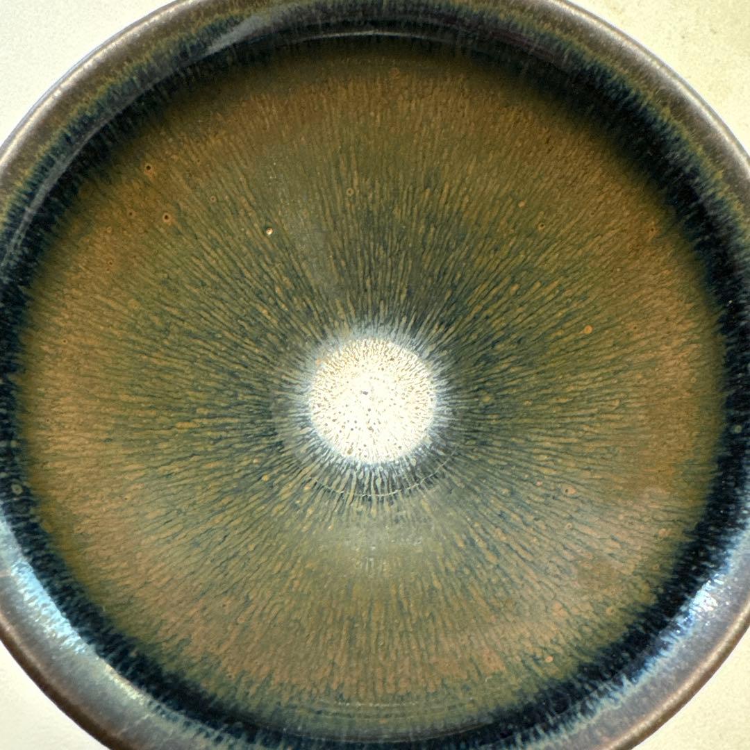 宋建窯 禾目天目茶碗 建窯　兎蠔