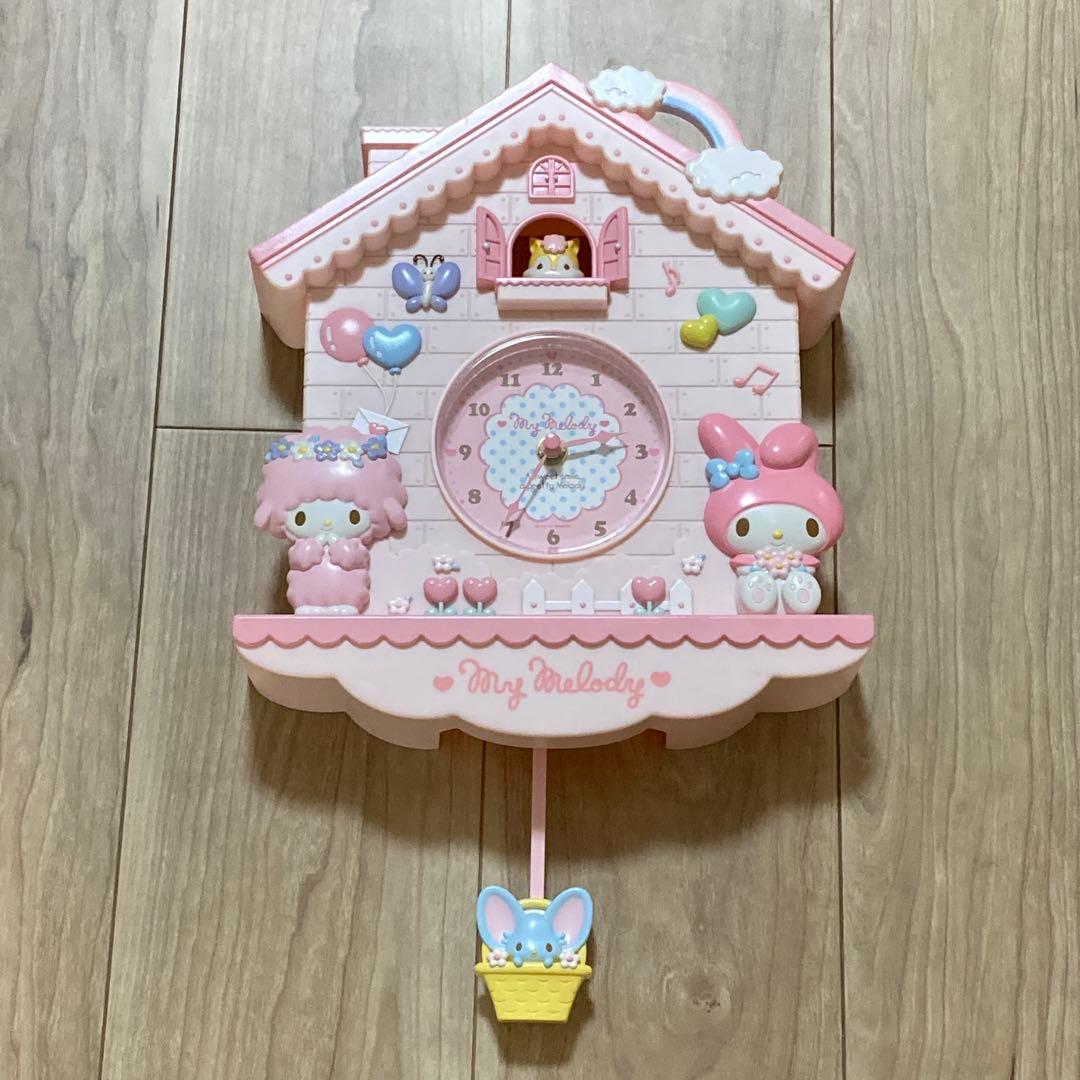 ⭐️美品　マイメロディ　振り子時計