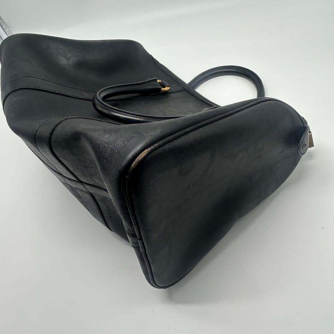 dior トロッター　ボストン　バッグ　pvc レザー