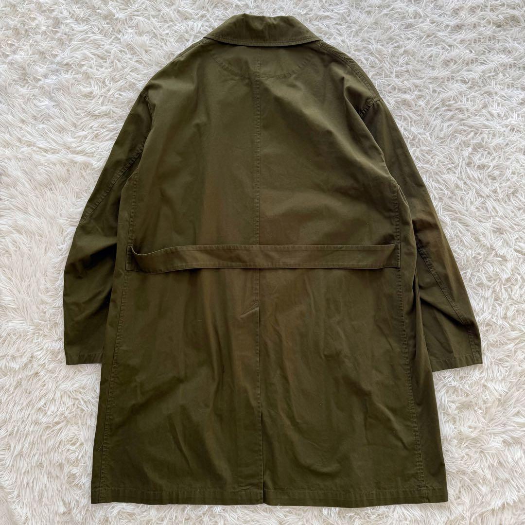 DANTON ダントン ナイロンタフタステンカラーコート カーキ 手洗い可 40