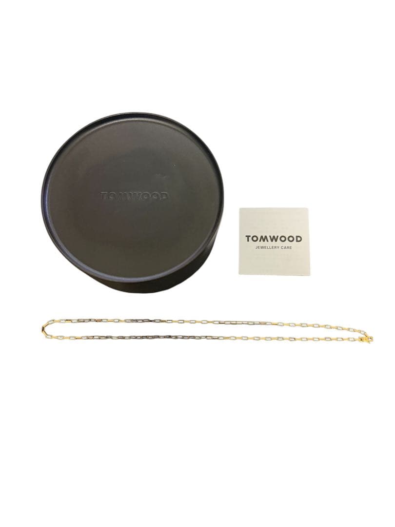 TOM WOOD Billie Chain Gold 18インチ　ネックレス