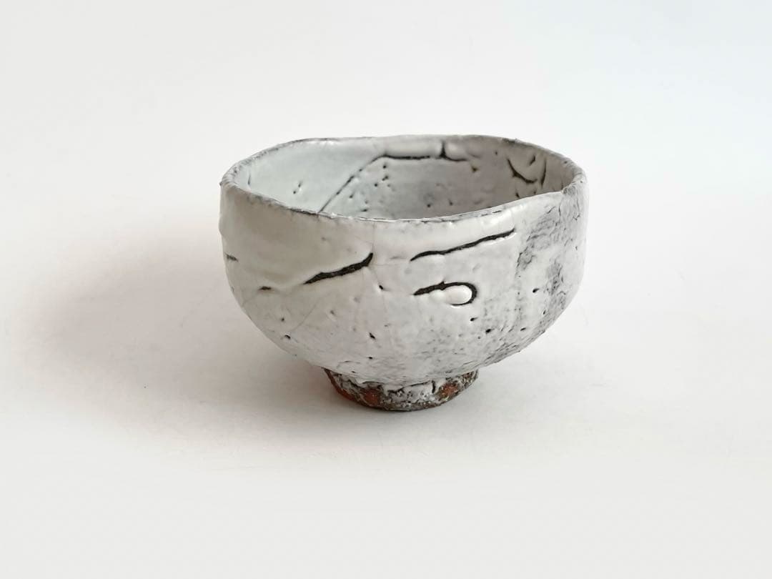 陶芸家　作家物　高見世清光　萩茶碗　萩茶盌　茶碗　抹茶碗　共箱