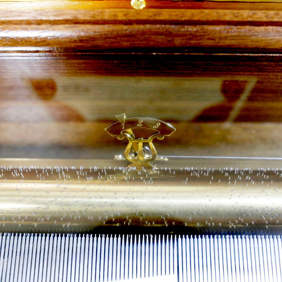 【美品】リュージュ 高級オルゴール １４４弁 チャイコフスキー ３メロディー