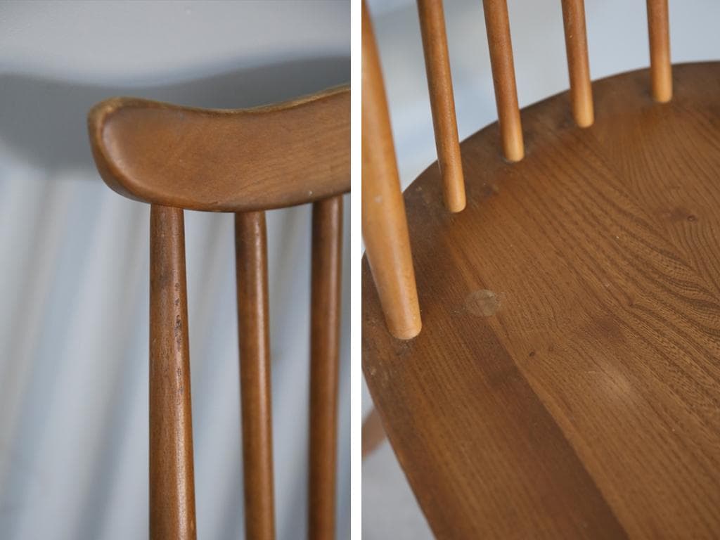 英国アンティークERCOLアーコールゴールドスミスチェア/イス(92-262-1