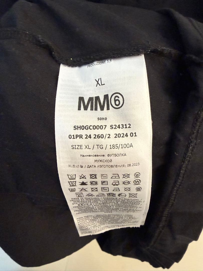 マルジェラ mm6 tシャツ