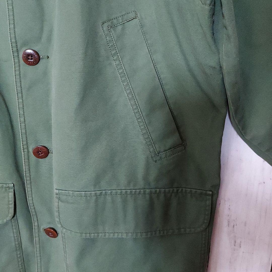 【エルエルビーン】希少 コットンハンティングジャケット XL相当 緑