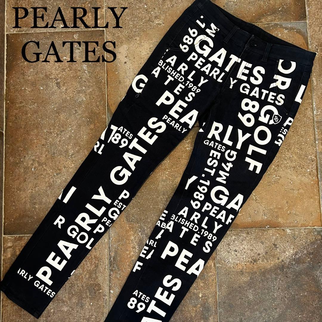 PEARLY GATES パンツ　総柄　30th