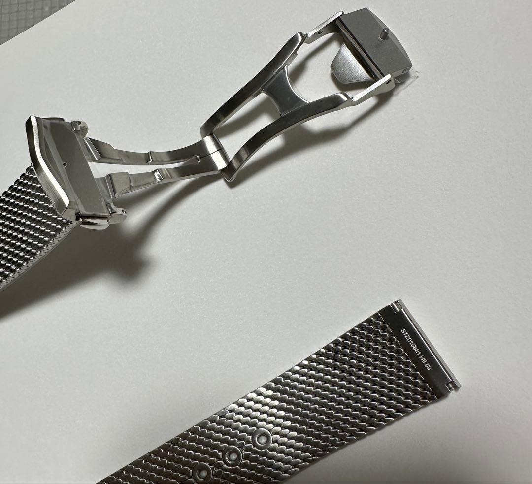 オメガ純正　ツーピース ステンレス　メッシュブレスレッ﻿ト　新品　20mm