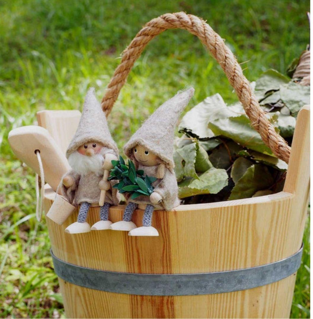 ★ノルディカニッセ　サウナシリーズ　白樺のヴィヒタを持った女の子　★