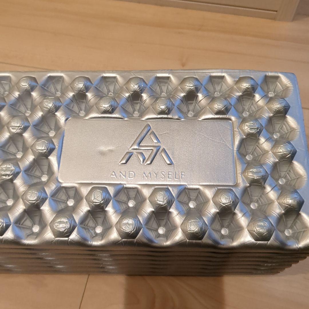 AND MYSELF アウトドアクッション オリーブグリーン、ベージュ四個セット