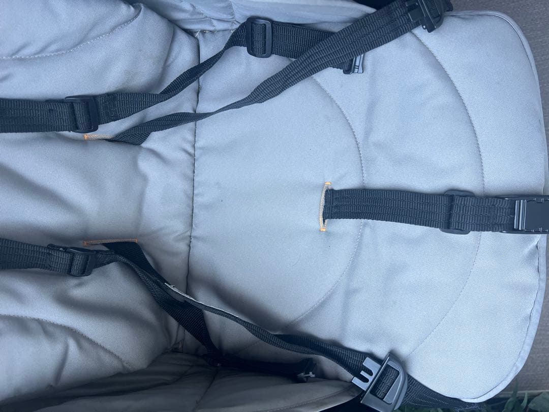 Joie ダブルベビーカー グレー　レインカバー付き