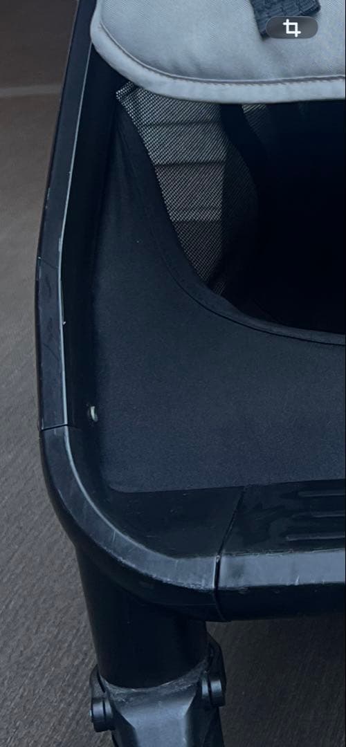 Joie ダブルベビーカー グレー　レインカバー付き