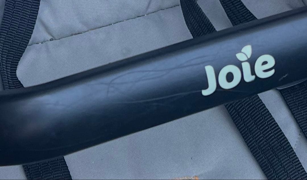 Joie ダブルベビーカー グレー　レインカバー付き