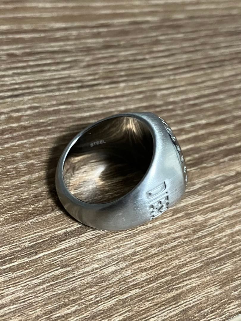 DIESEL リング 18号　ステンレススチール製