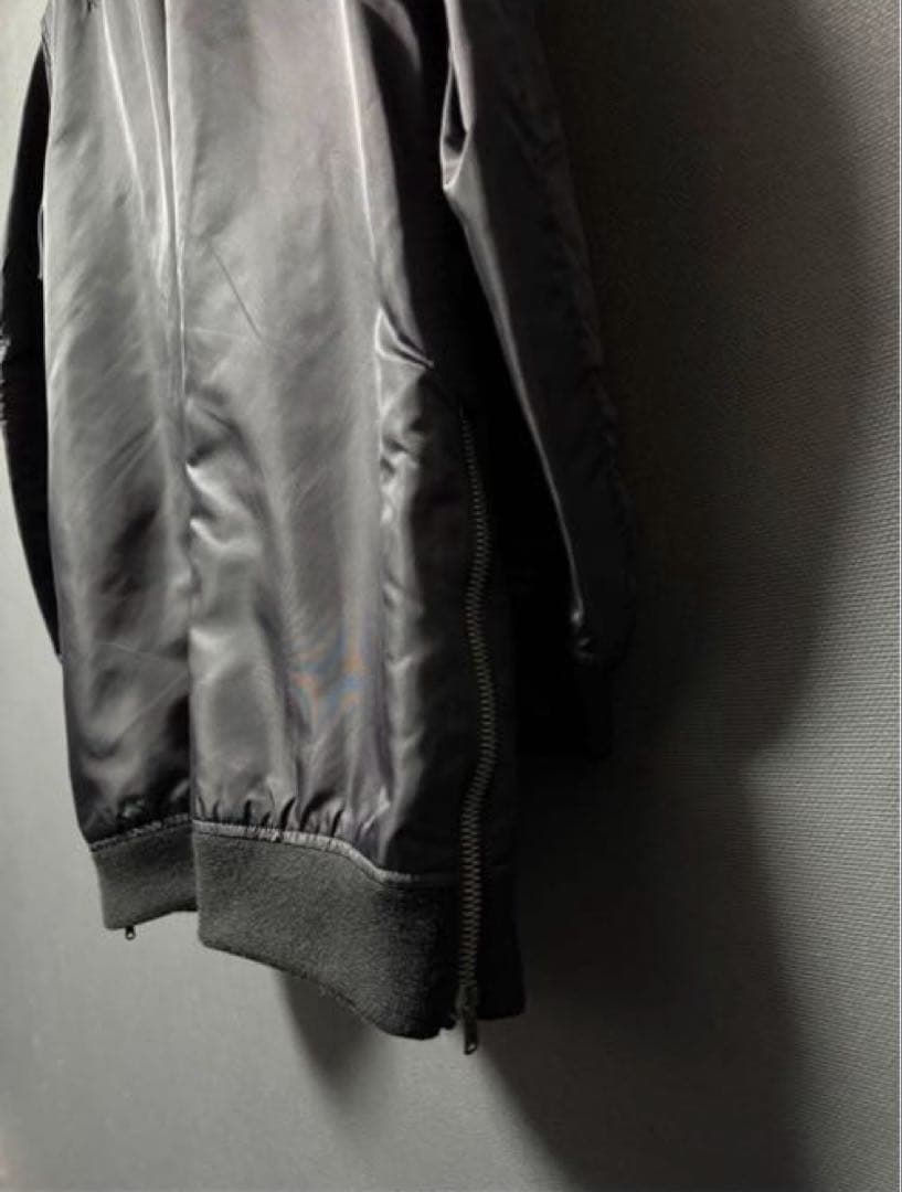 R13 longfit bomberjacket MA-1 黒 M