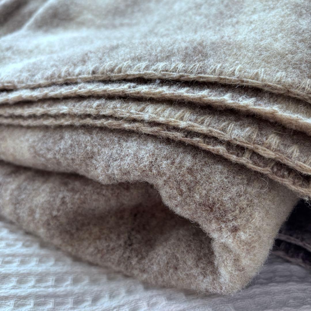 toujours 原色ジャコブウールブランケット