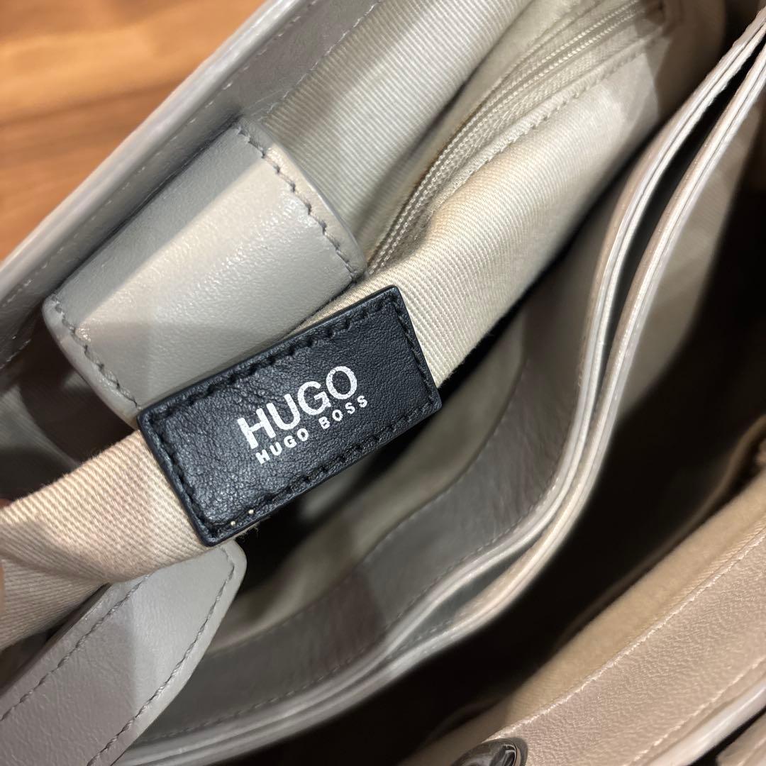【希少☆美品】HUGO BOSS レザー 本革製 山羊革 2way トートバッグ