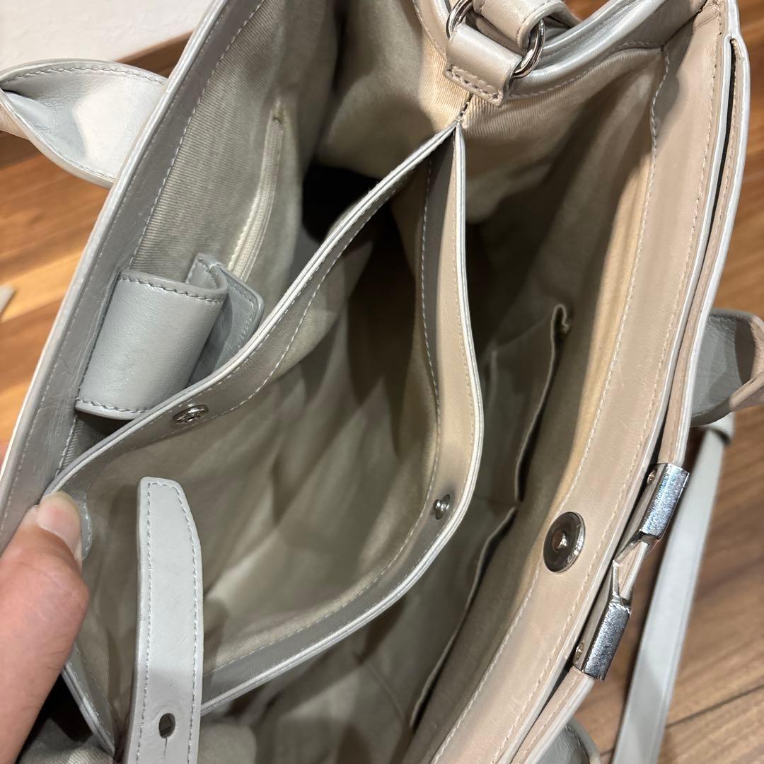 【希少☆美品】HUGO BOSS レザー 本革製 山羊革 2way トートバッグ