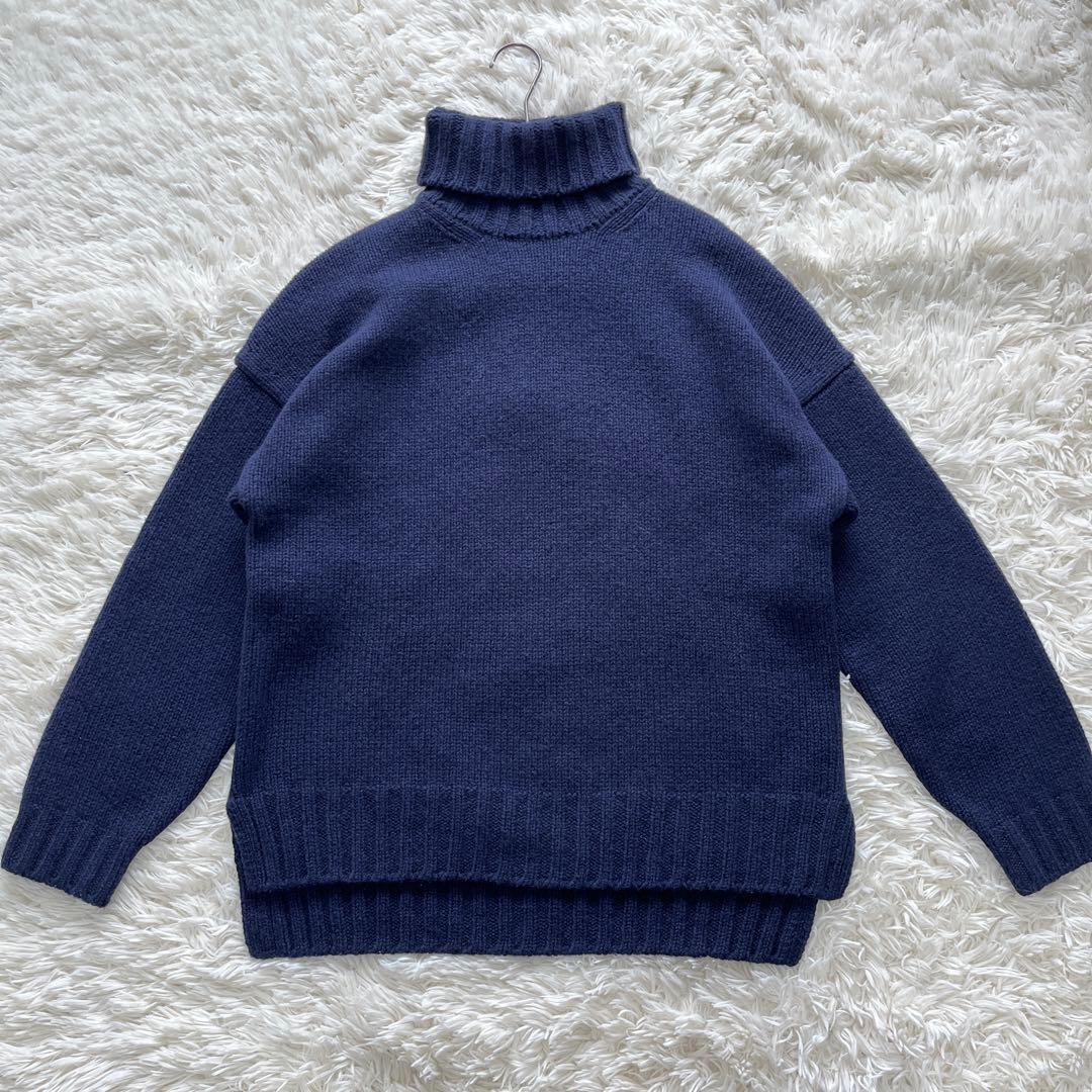 スローン 3Gジーロンラム カシミヤ タートルネックニット SLOANE 2