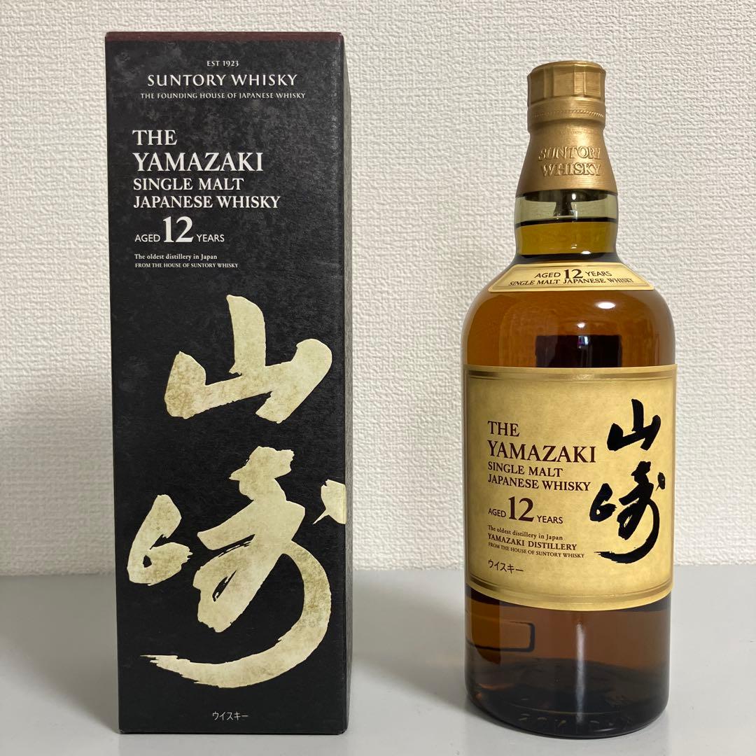 サントリー シングルモルトウイスキー 山崎 12年 700ml 1本 箱付き