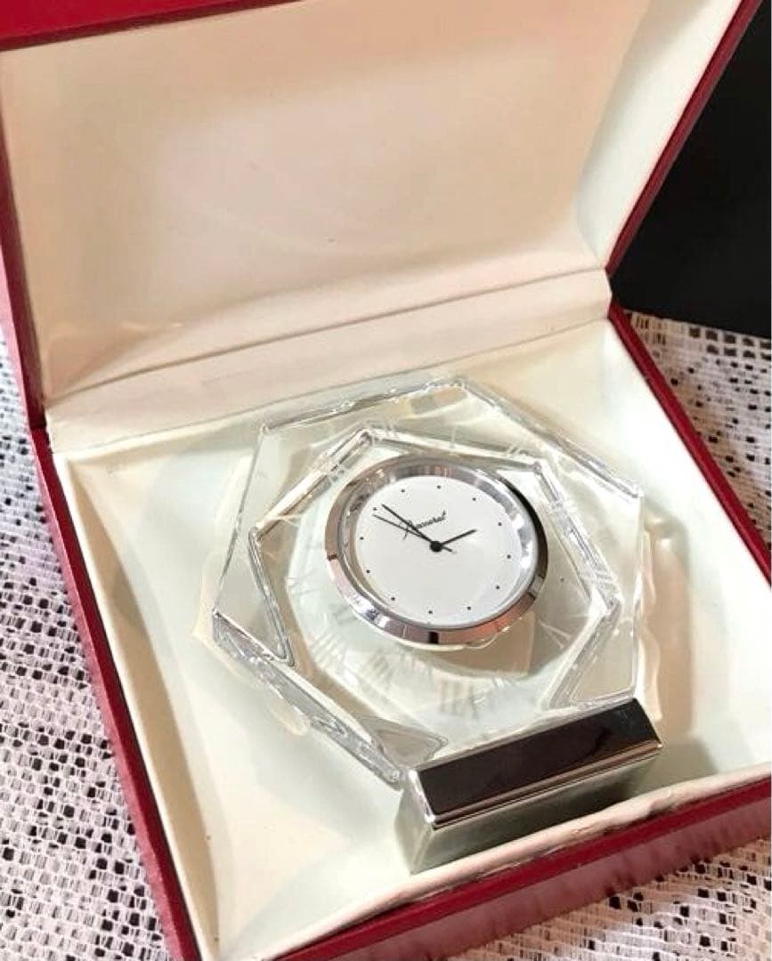 最終値下げ❗️バカラ Baccarat アビス 置時計 電池交換済み