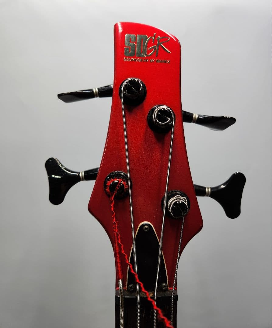 Ibanez SR エレキベース 4弦 SOUNDGEAR 赤 ソフトケース付