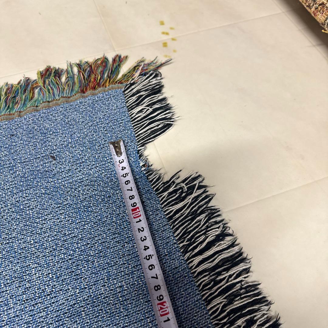 星条旗　マルチカバー　ソファーカバー　ヴィンテージラグ　178x131