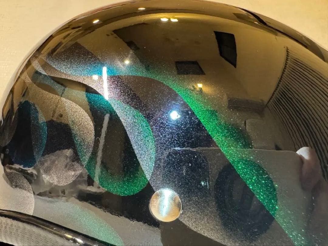 ロングダックテールヘルメット　カスタム　ダブルフレイムス　PSC SG　ハーレー