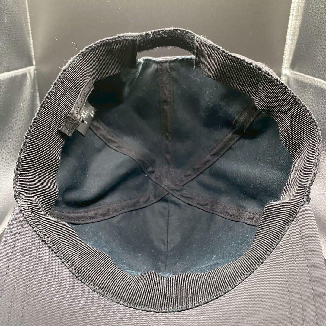 【極美品】PRADA ブラック ベースボールキャップ　XL メンズ　ナイロン