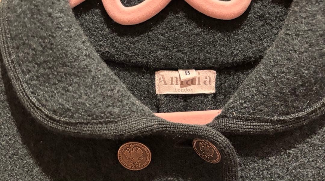 アマイヤキッズ　AmaiaKids ウールコート　8A