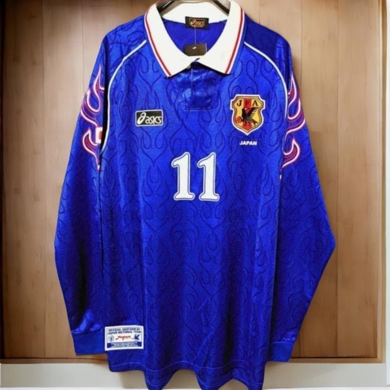 1998日本代表長袖 シャツ 背番号11 KAZU 三浦知良