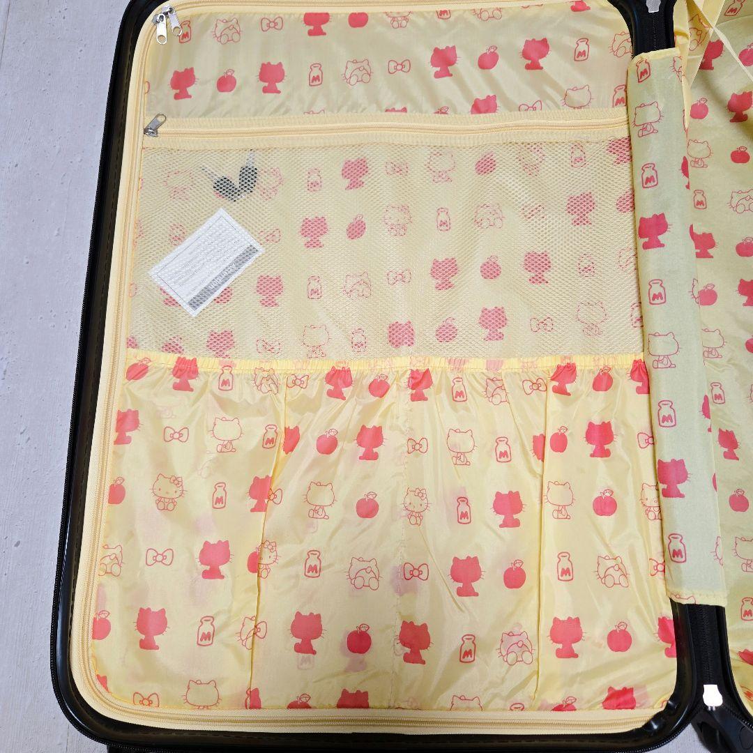 美品！ハローキティキャリーバッグL　スーツケース　白 90L