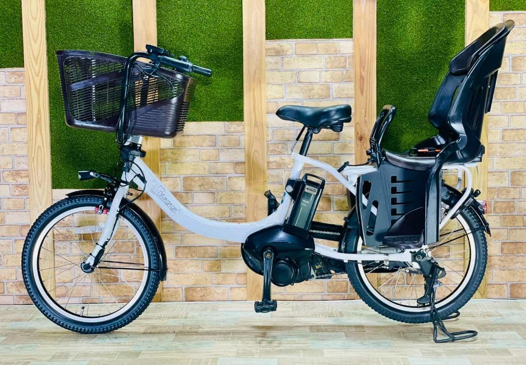 大人気 No１モデル ホワイト系 ヤマハ 子供乗せ電動アシスト自転車 H2880