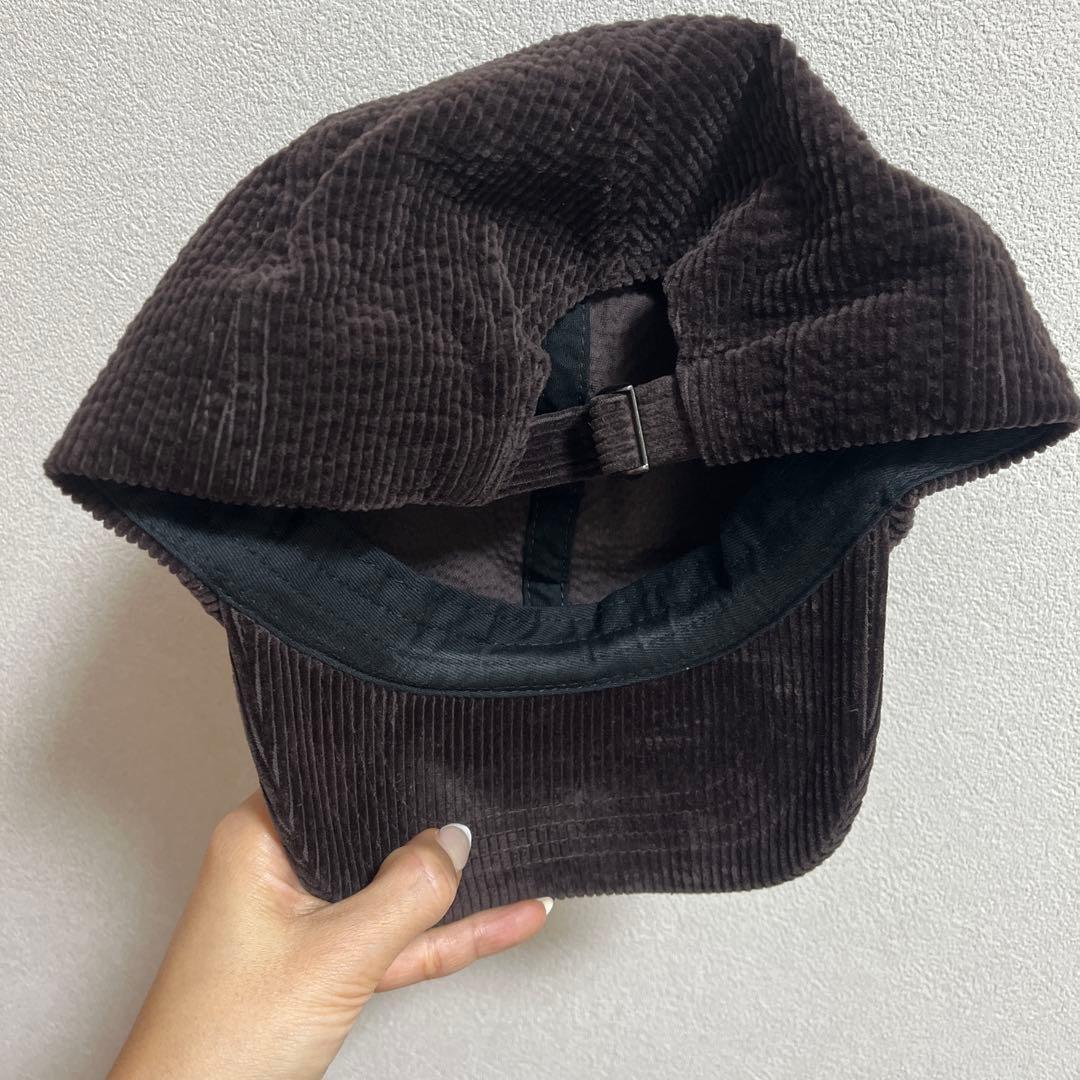 hime Acne Studios ダークブラウン コーデュロイキャップ