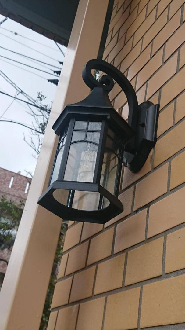 ブラケットライトの壁掛け照明、レトロ風