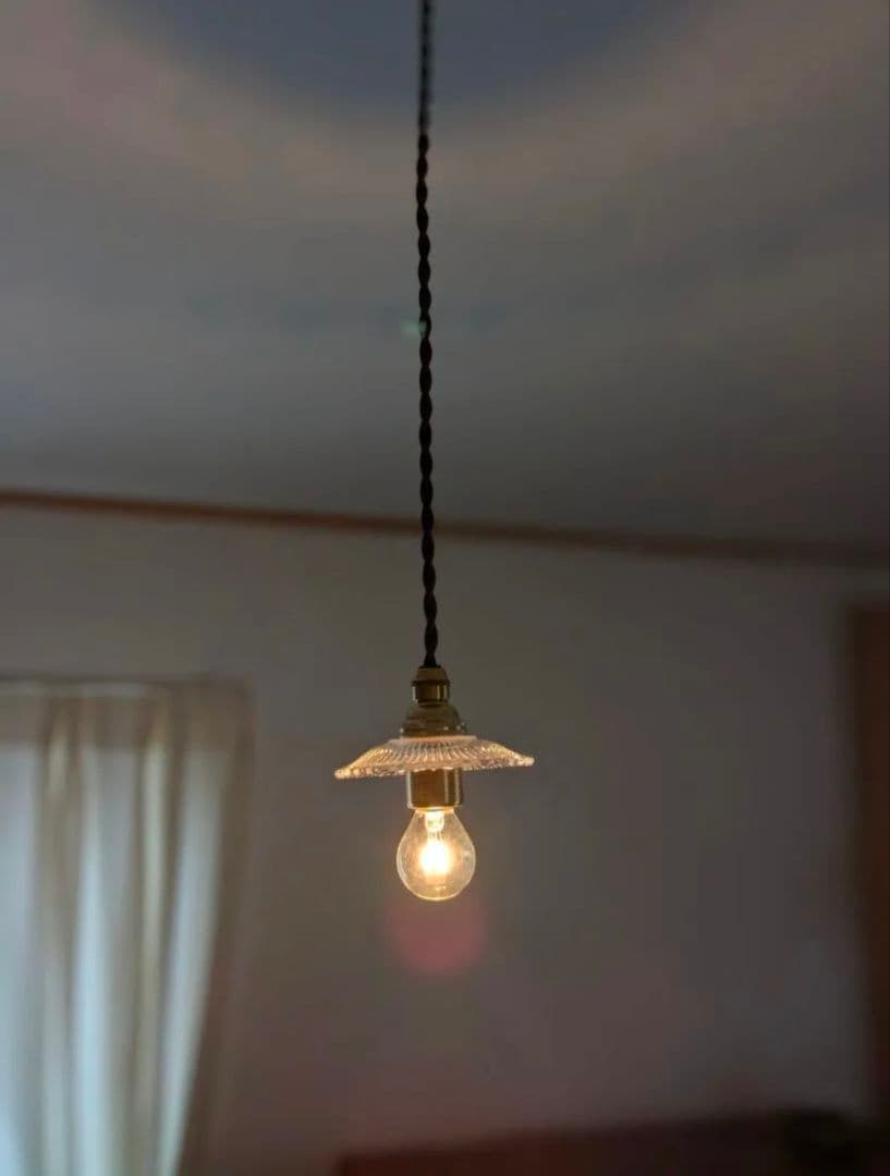 フランス　20's ミニシェード　アンティーク シャンデリア　ペンダントライト