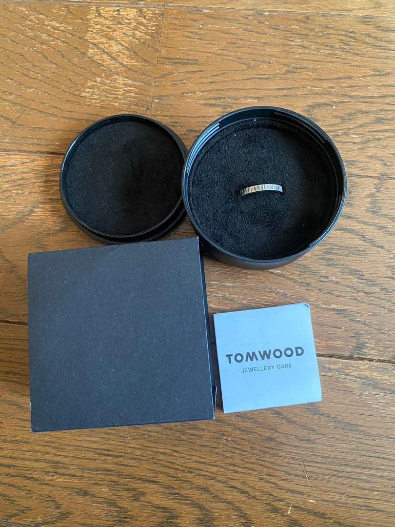 TOMWOOD 925シルバー リブデザインリング