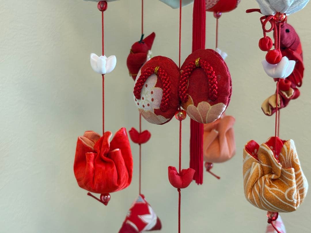 可愛いつるし雛No.176・ひな祭り・桃の節句・さげもん吊るし飾り・初節句飾り