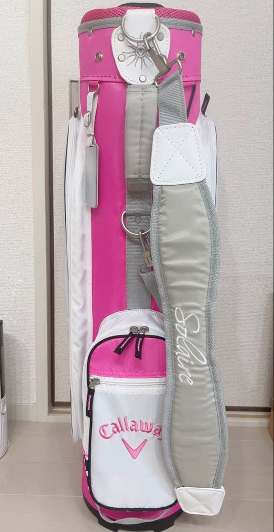 【新品未使用】　Callaway Solaire ゴルフバッグ　ピンク