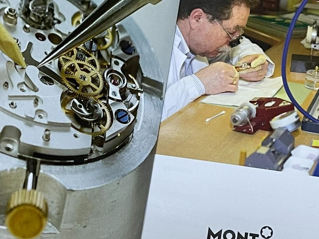 【極美品】モンブラン スター クラシック デイト 電池交換済 メンズ 時計